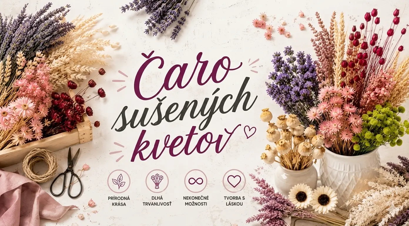 čaro sušených kvetov