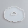 Silikónová odlievacia forma 12,5cm - polodrahokam s dierou