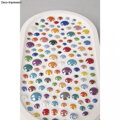 Sklenené mozaikové kamienky okrúhle 180g - mix veľkostí