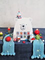 Drevený adventný kalendár ARTEMIO Beary Christmas - medveď