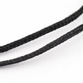 Nylonová bižutérna šnúrka 1mm 24m návin - čierna