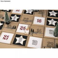 Silikónové pečiatky 10x21cm - adventné čísla