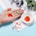 Sada sklenených koráliek rokajlov v škatuľke 2mm - 15 farieb - priehľadný mix
