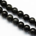 Minerálne korálky 6mm - obsidián 20ks