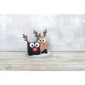 DIY sada na zdobenie adventných vrecúšok - Veselý sob Rudolf
