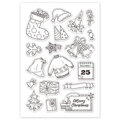 Silikónové pečiatky 16x11cm - Vianoce