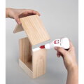 DIY kreatívna drevená vtáčia búdka - krmítko