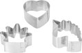 Kovové vykrajovačky - formičky 3ks - pre dievčatá