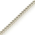 Bižutérna retiazka 2,7x2mm - strieborná - hustá