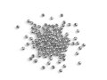 Kovové korálky medzikusy 2,5mm platinovo strieborné 10g