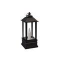 Dekoratívny LED lampáš 13cm - čierny