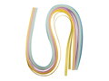 Papiere na quilling - 100ks - pastelové