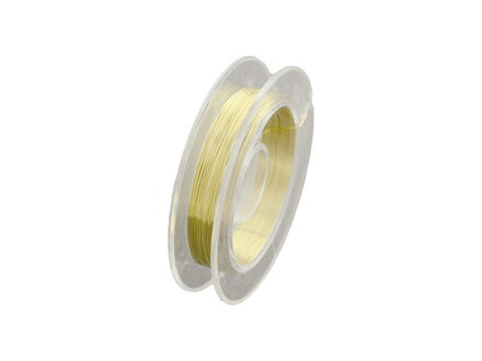 Bižutérny drôt 0,3mm 10m - zlatý