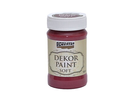 Dekor Paint - kriedová vintage farba 100ml - burgundská červená