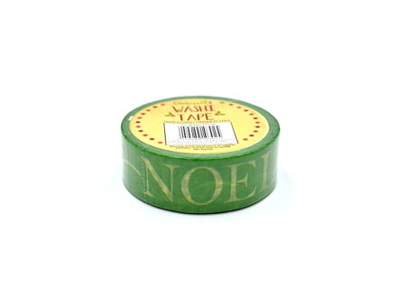 Dekoračná WASHI lepiaca páska 10mm 5m - NOEL