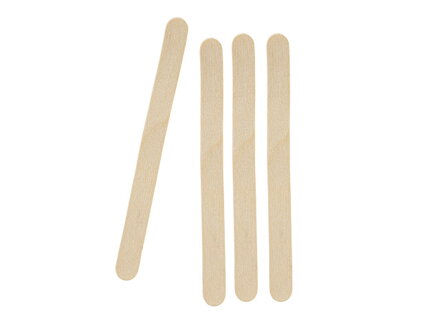 Drevené špachtle (nanukové paličky) 11cm 100ks - prírodné