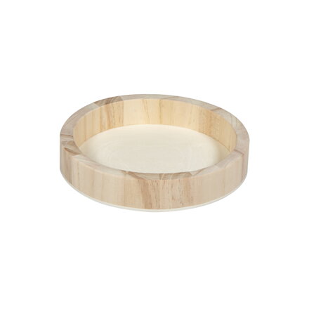 Drevený podnos okrúhly 15 cm
