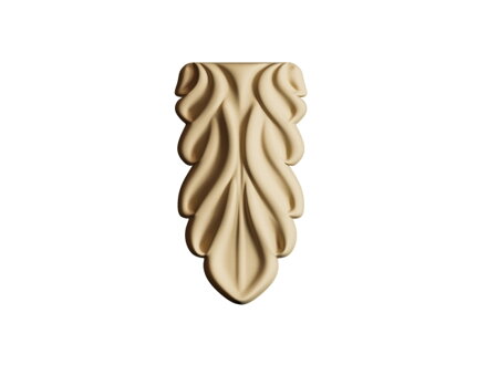 Elastické tvarovateľné drevo - okrajový ornament 8cm