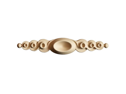 Elastické tvarovateľné drevo - oválne vzory 10,8cm