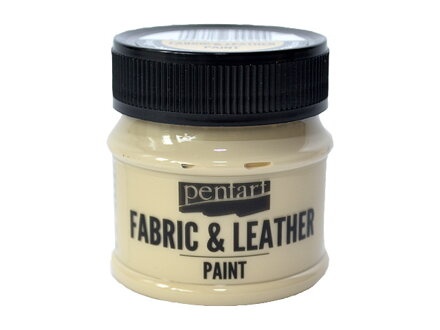 Farba na kožu a textil PENTART 50ml - béžová