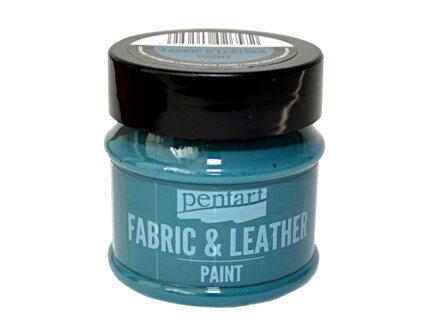 Farba na kožu a textil PENTART 50ml - fľaškovo zelená