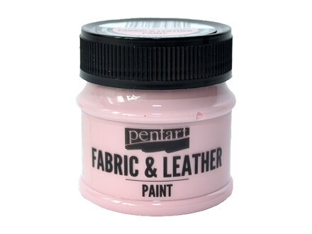 Farba na kožu a textil PENTART 50ml - ružová