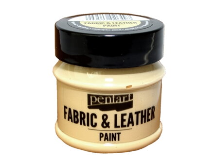 Farba na kožu a textil PENTART 50ml - škrupinková