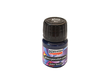 Farba na sklo a porcelán PENTART 30ml - tyrkysová modrá