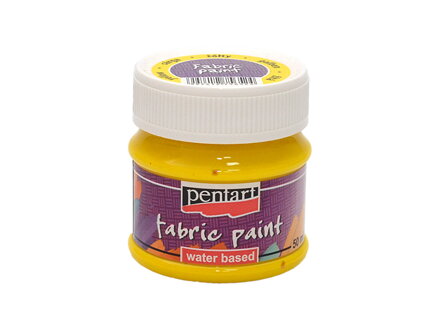 Farba na textil PENTART 50ml - žltá