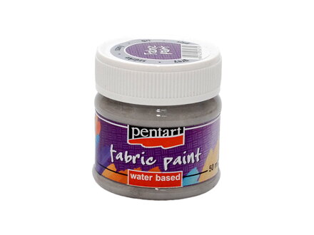 Farba na textil PENTART 50ml - sivá