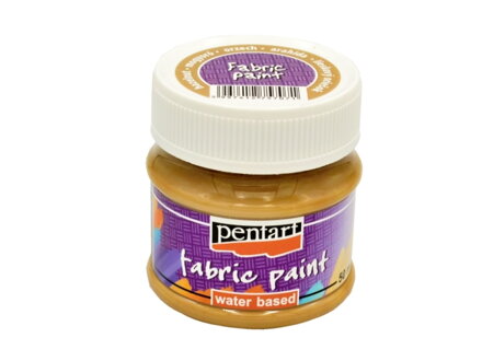 Farba na textil PENTART GELATO - 50ml - oriešková