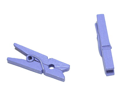 Farebný drevený štipec 2,5cm - levanduľový