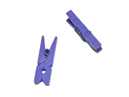 Farebný drevený štipec 2,5cm - námornícky modrý