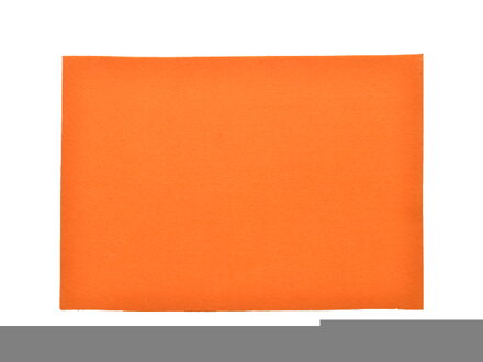 Filc 1mm 20x30cm - svetlý oranžový