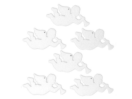 Filcové výrezy 8,5cm - anjelíci cherubíni