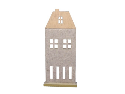 Filcový dekoračný domček 39cm