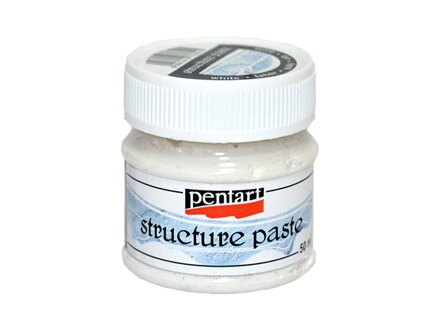 Jemná štruktúrovacia pasta PENTART 50ml - biela