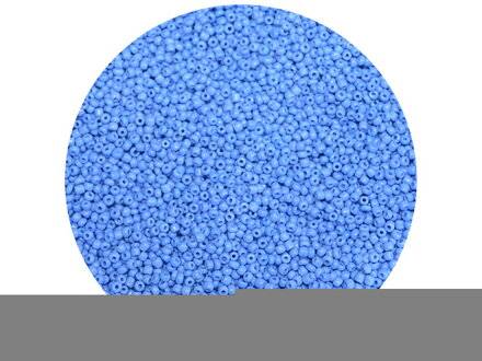 Korálky Rokajl 2mm 20g - nepriehľadné - country modré