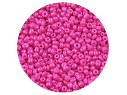 Korálky Rokajl 3mm 20g - nepriehľadné magenta