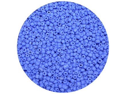 Korálky Rokajl 4mm 20g - nepriehľadné - modré