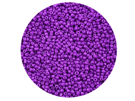 Korálky Rokajl 4mm 20g - nepriehľadné fialové