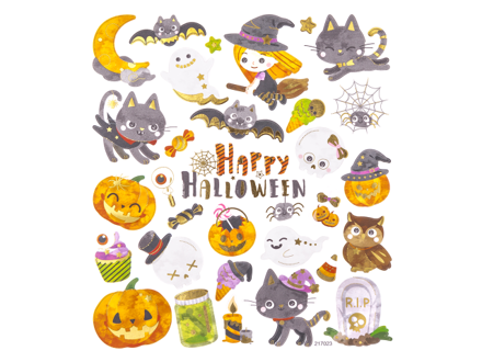 Kreatívne nálepky A5 - Halloween