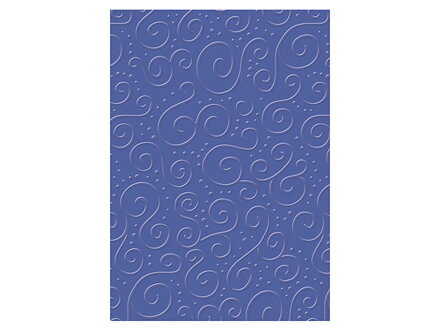 Kreatívny papier MILANO embosovaný A4 220g - modrý