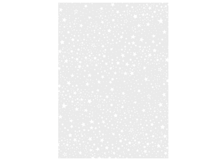 Kreatívny pauzovací papier 115g A4 - biele hviezdy
