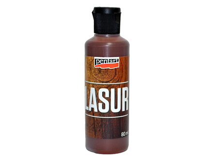 Lazúra na drevo PENTART 80ml - gaštan
