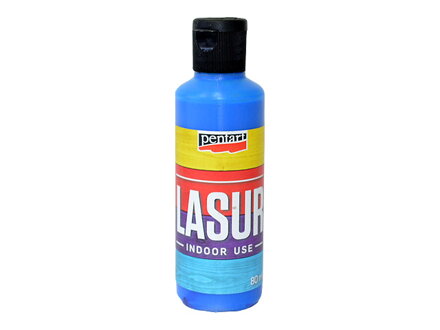 Lazúra na drevo PENTART 80ml - modrá