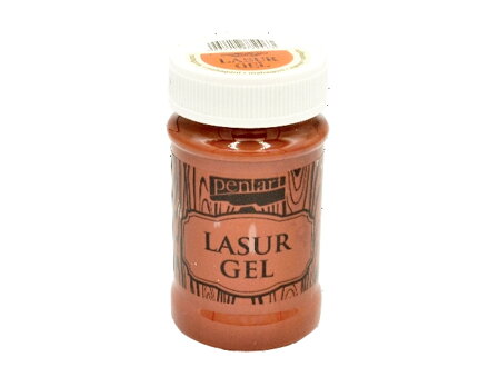 Lazúrový gél PENTART 100ml - mahagón