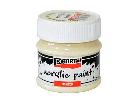 Matná akrylová farba Pentart 50ml - slonovina