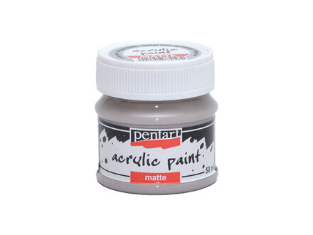 Matná akrylová farba Pentart 50ml - vintage sivá