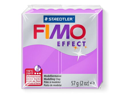 Modelovacia hmota FIMO Effect NEON 57g - fialová